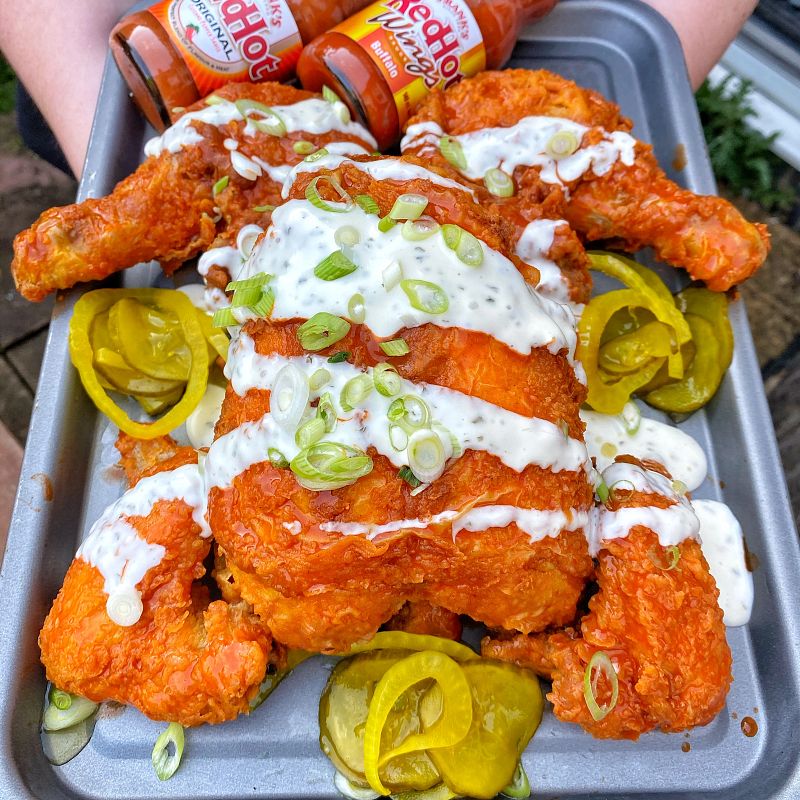 TheFatFoodieUKs Fatty Franks Buffalo Bird
